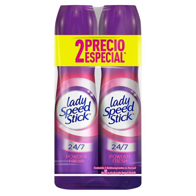 Desodorante-En-Aerosol-Lady-Speed-Stick-150-Ml-Powder-Fresh-2-Pack