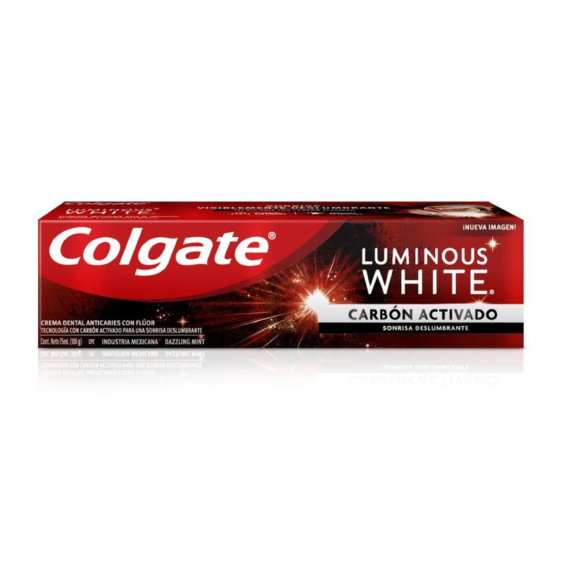 Pasta-Dental-Colgate-75-Ml-Luminous-White-Carbon