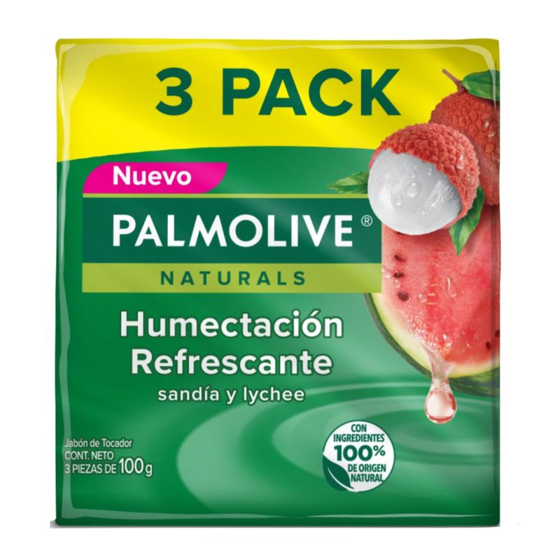 Jabon-de-Tocador-Palmolive-Naturals-Humectacion-Refrescante-Sandia-y-Lychee-100-g-3-Pack