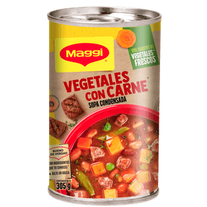 MAGGI Sopa de Vegetales y Res Lata 305g