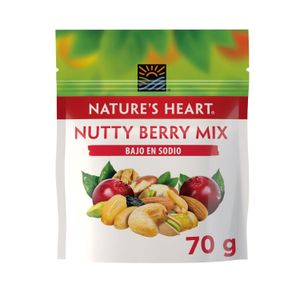 NATURE'S HEART Nutty Berry Mix Snack Bolsa 70g