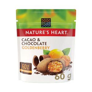 NATURE'S HEART Cacao & Chocolate Goldenberry Snack Bolsa 60g