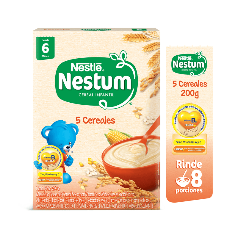 NESTUM 5 Cereales Cereal Infantil Caja 200g