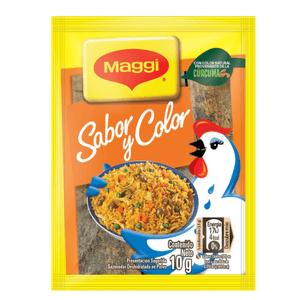 MAGGI Gallinita Sabor y Color Sazonador Sobre 10g 5 Unidades