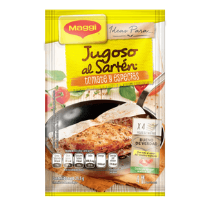 MAGGI Jugoso al Sarten Tomate y Especias Sobre 21.5g