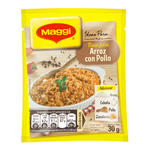 MAGGI Base con Sabor a Arroz con pollo Sobre 30g