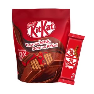 Chocolate KIT KAT 2 Finger Doypack 8 unidades de 20.7g