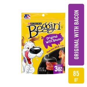 Alimento Para Perro Beggin 85 gr Snacks , Bacon