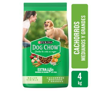 Alimento para perro Purina Dog Chow 4 kg Perro Cachorros Medianos Y grandes