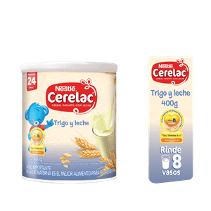 CERELAC Trigo con Leche Cereal Infantil Lata 400g