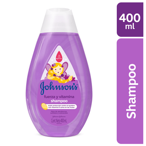 Shampoo De Bebé Johnson & Johnson 400 Ml Shampo Con Brillo Fuerza Y Vitamina Jyj