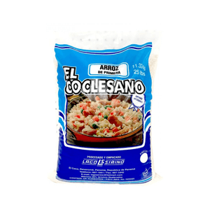 Arroz El Coclesano 25 Lb