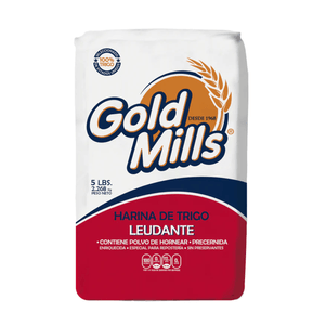 Harina de Trigo Gold Mills 5Lb Leudante