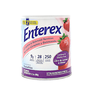 Enterex Fresa 400gr Polvo