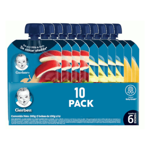 10 Pack Gerber Pouch 100gr