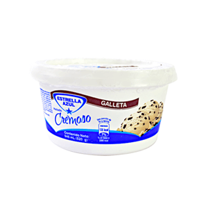 Helado Estrella Azul Galleta 900 ml