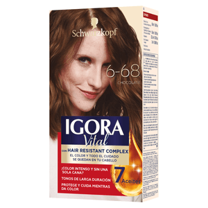 Tinte Para Cabello Igora Vital color 6-68 Nuevo