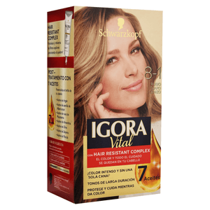 Tinte Para Cabello Igora Vital color 8-1 Nuevo