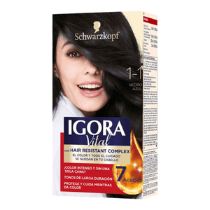 Tinte Para Cabello Igora Vital color 1-1 Nuevo