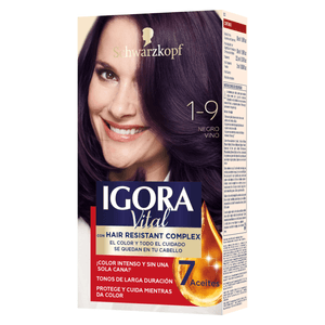 Tinte Para Cabello Igora Vital color 1-9 Nuevo