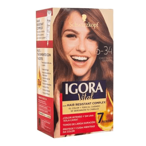 Tinte Para Cabello Igora Vital color 6-34