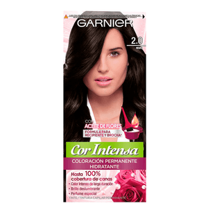 Coloración Permanente Hidratante Nutrisse/ Garnier 114 ML Negro 2.0