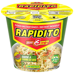 Sopa China De Vaso Sabor A (Carne)