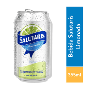 Agua Salutaris Sabor Limonada Lata 355 Ml