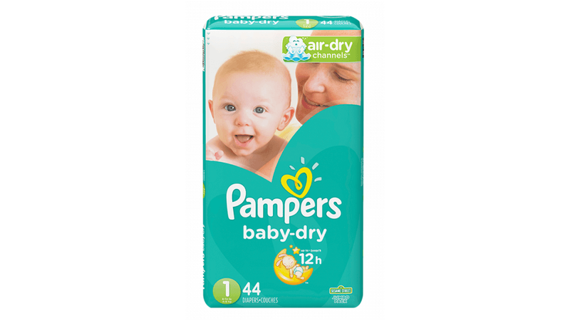 Pampers Baby Dry Talla 1 Bolsa 44 Panales