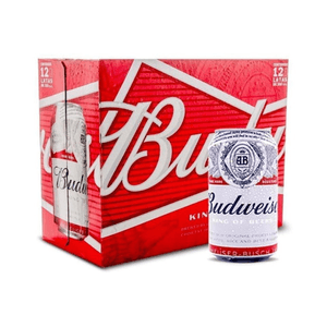 Cerveza Budweiser De Lata 12 Pack 355ml