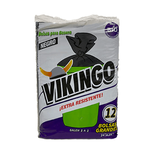 Rollo De Bolsa De Basura Vikingo Grande 24x29 12Und