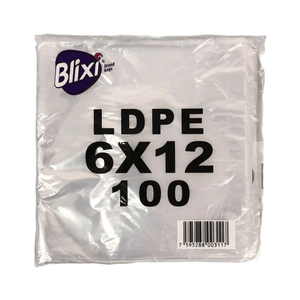 Cartucho Transparente LDPE 6x12