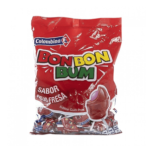 Caramelos Bon Bon Bum Fresa Colombina 1kg