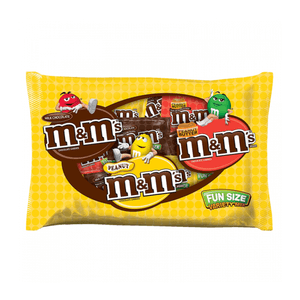 M&M Chocolate Maní Fun Size 10.57 Oz