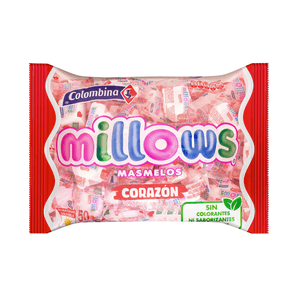 Millows Masmelos Corazon Colombina 145g