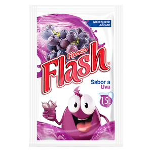 Bebida Instantánea De Uva Flash No Requiere Azúcar 1.5lt