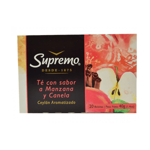 Te Aromatizado Manzana Canela Supremo 20 Sobres