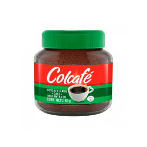 Café Instantáneo Colcafe Descafeinado 85g