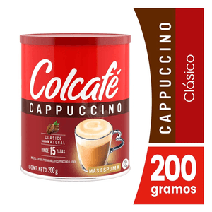 Cappuccino Colcafe 200g Clásico Lata