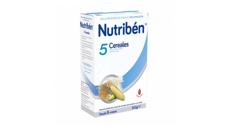 Papilla Nutriben 5 Cereales 300g