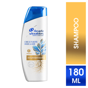 Shampoo Head Shoulders Crece Fuerte Control Caspa 180 Ml