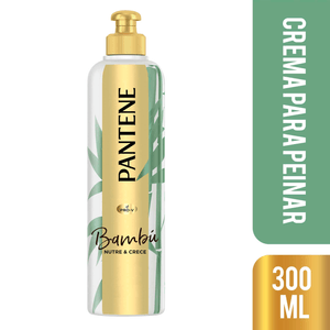 Crema Para Peinar Pantene Pro-V Bambu Nutre Crece 300 Ml