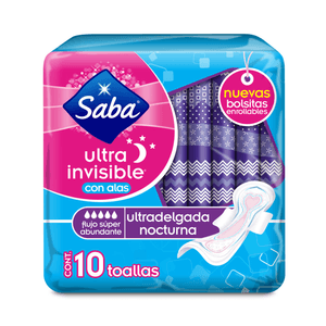 Saba Toallas Sensiti-Vnocturnas CA 10S