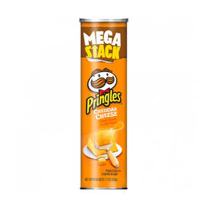 Papas Pringles Cheedar Cheese Mega Stack 203g