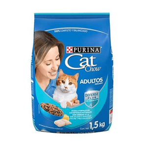 Alimento Seco Para Gato Cat Chow Adulto Pescado 1.5 Kg