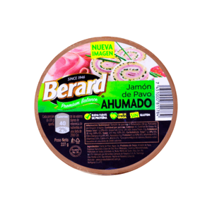 Jamon Pavo Ahumado Berard Por Media Libra