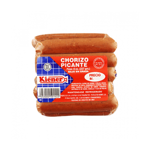 Chorizo Kiener  Picante 1/2 Lb