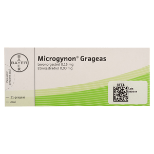 Bayer Microgynon 21 Grageas
