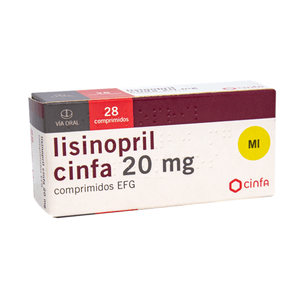 Lisinopril Cinfa 20 Mg X 280 Caps