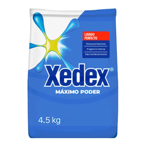 Xedex Maximo Poder Detergente En Polvo 4-5 Kg